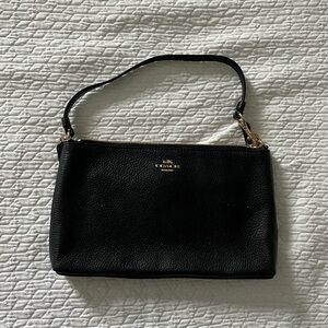 Coach Black Leather handbag - brand new with tags